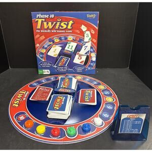 Phase 10 Twist Board Game Fundex 2580 100% Complete Card Game Strategy